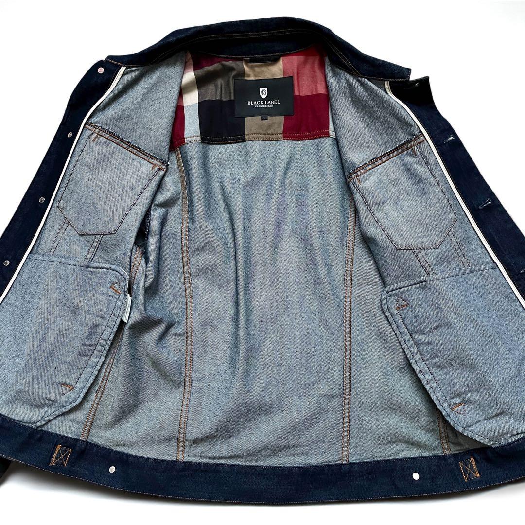 極美品 BLACK LABEL CRESTBRIDGE デニムジャケ サイズ L