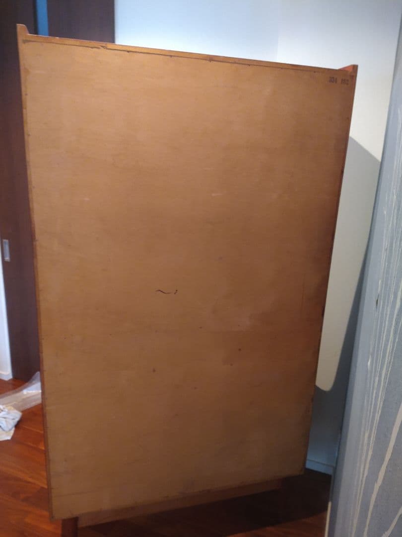 【美品】Johannes Sorth 蛇腹シェルフ チーク ヴィンテージシェルフ