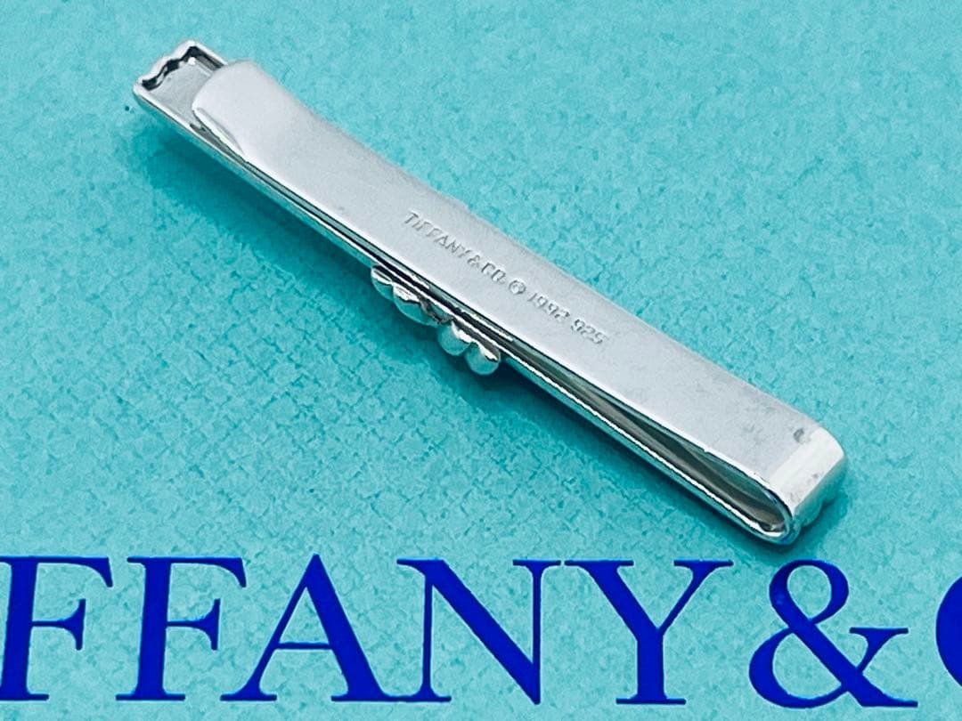 c771 美品　ティファニー　1992 シグネチャー　ネクタイピン　925