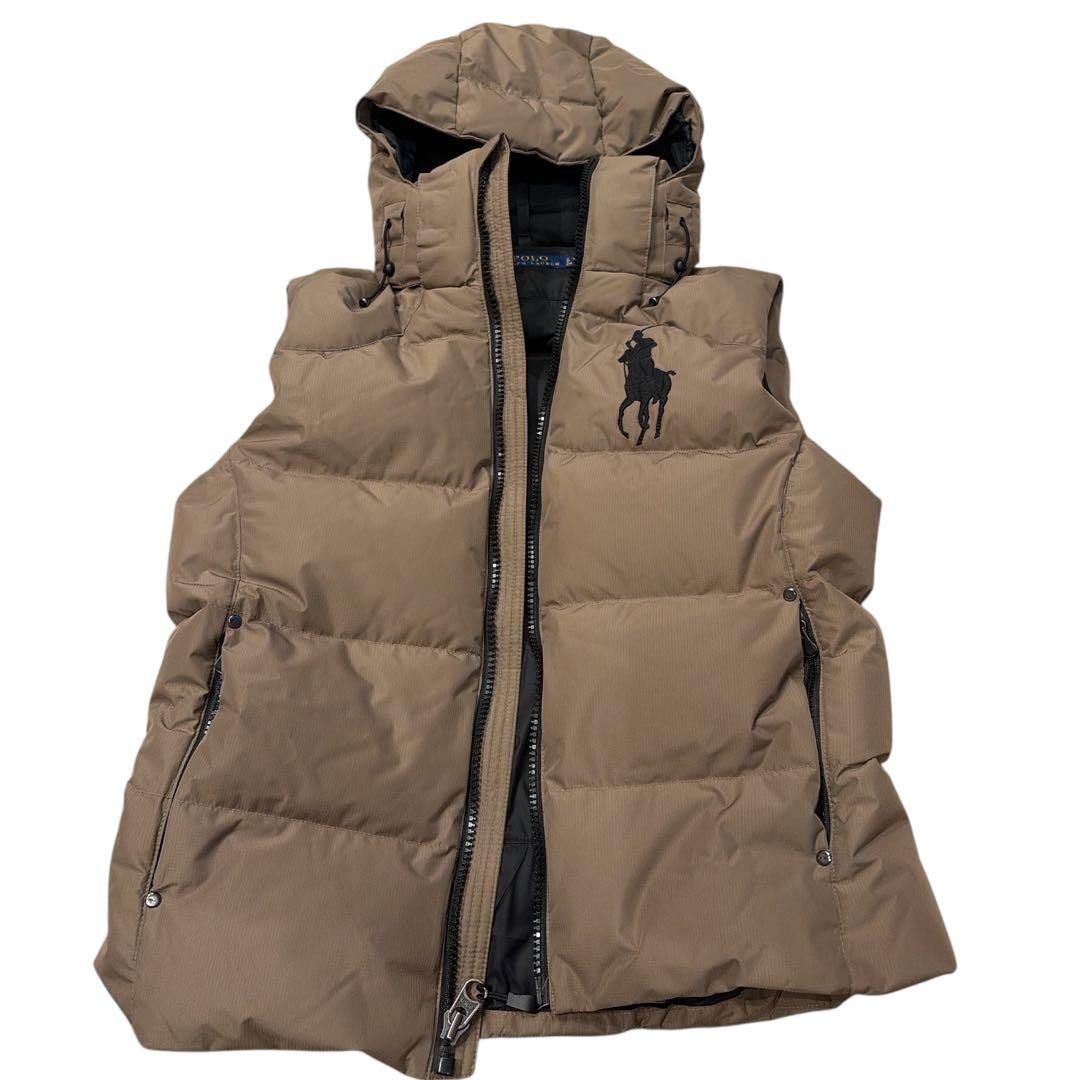 ポロラルフローレン　ダウンベスト　Sサイズ　ビックポニー　美品