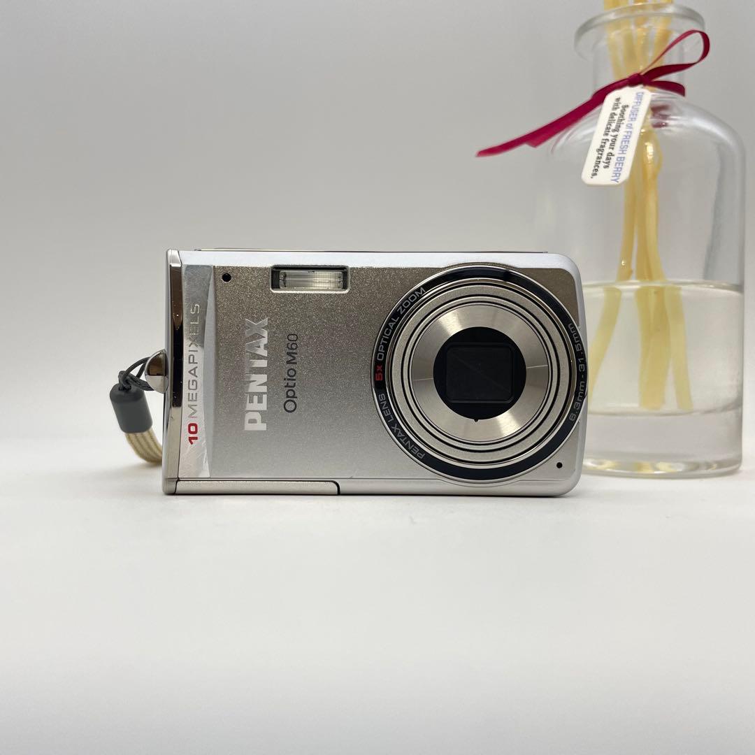 動作確認済✨PENTAX Optio M60✨スマホ転送OK コンデジ 可愛い♪
