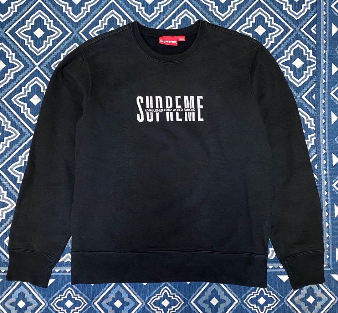 Supreme 2018'F/W crew neck トレーナー