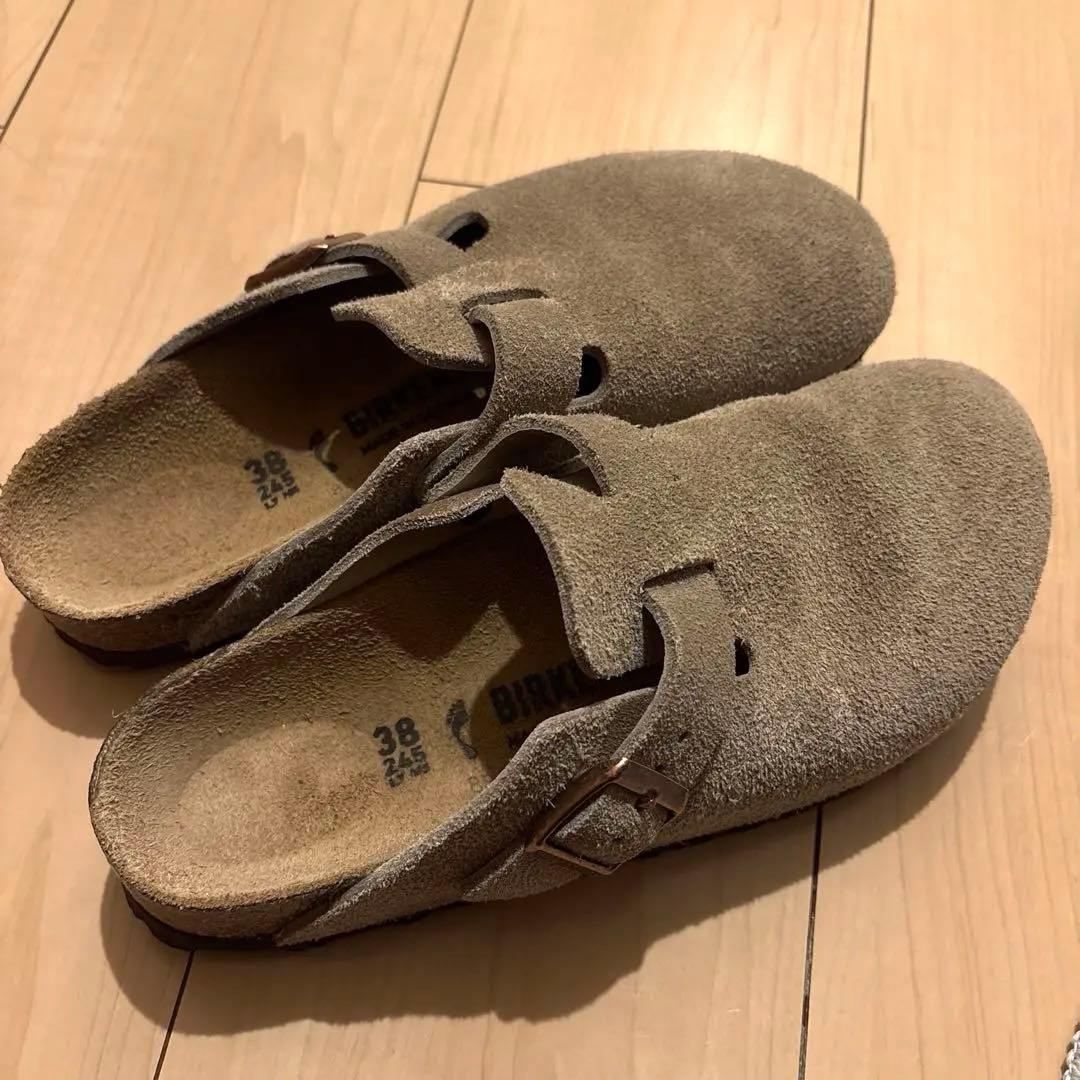Birkenstock ボストン スエードサンダル 38