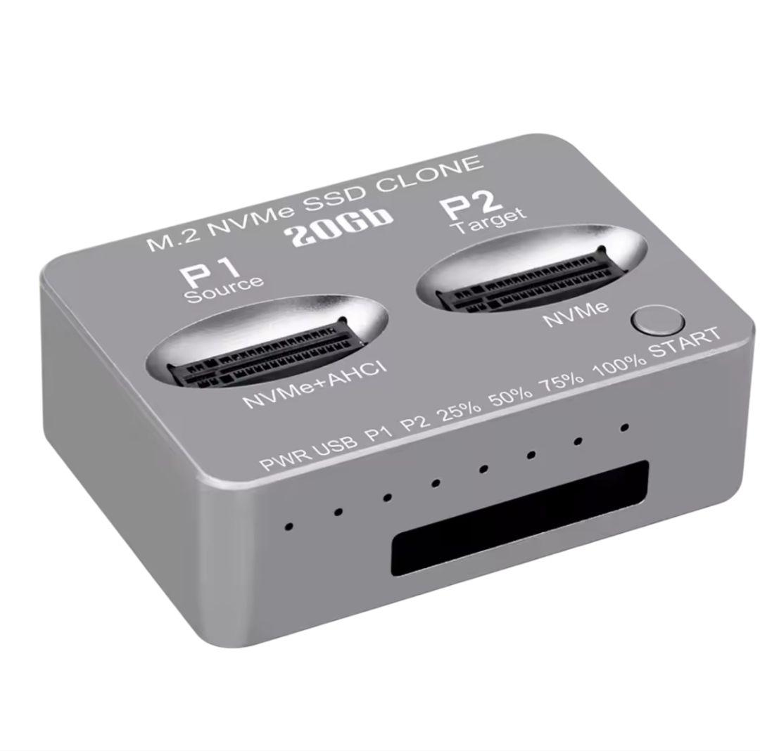 クローンスタンド　デュプリケーターM.2 NVMe 超高速20Gbps