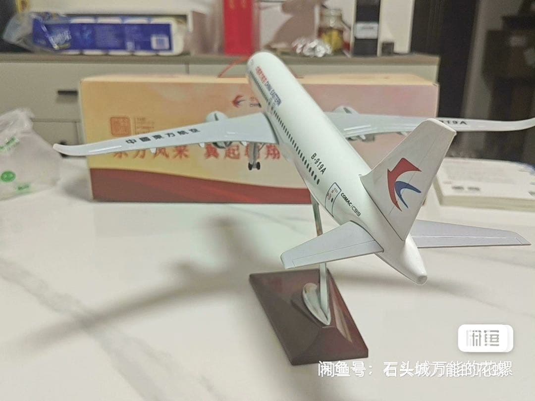 お*ん様 【希少品】C919 1/100 世界初の中国産旅客機 37cm 金属製