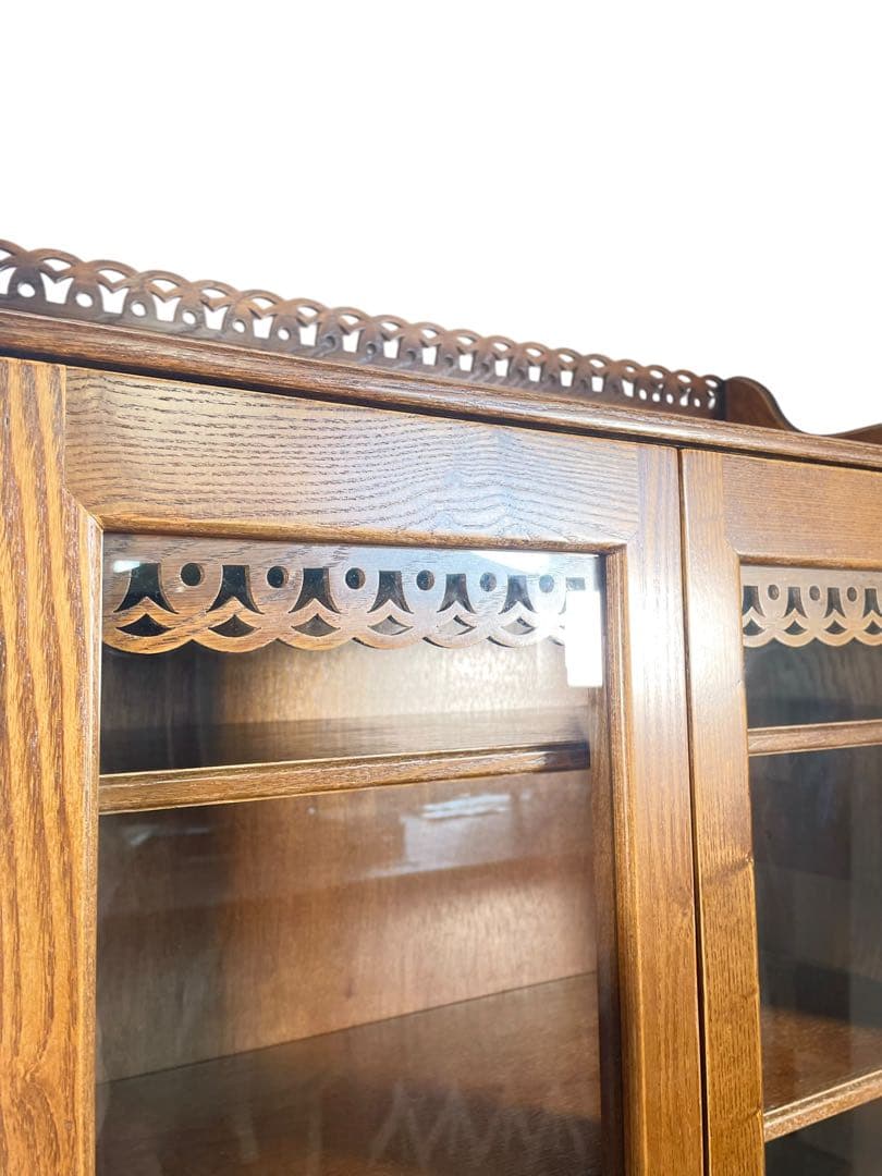 HR578 【美品】パリの雑貨屋　日本製　飾り棚　2枚扉