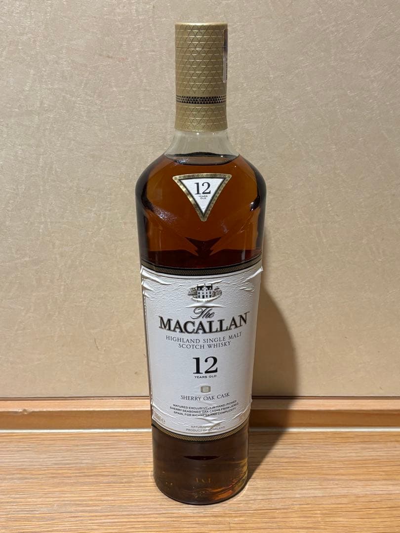MACALLAN 12年 シングルモルトウイスキー箱無し