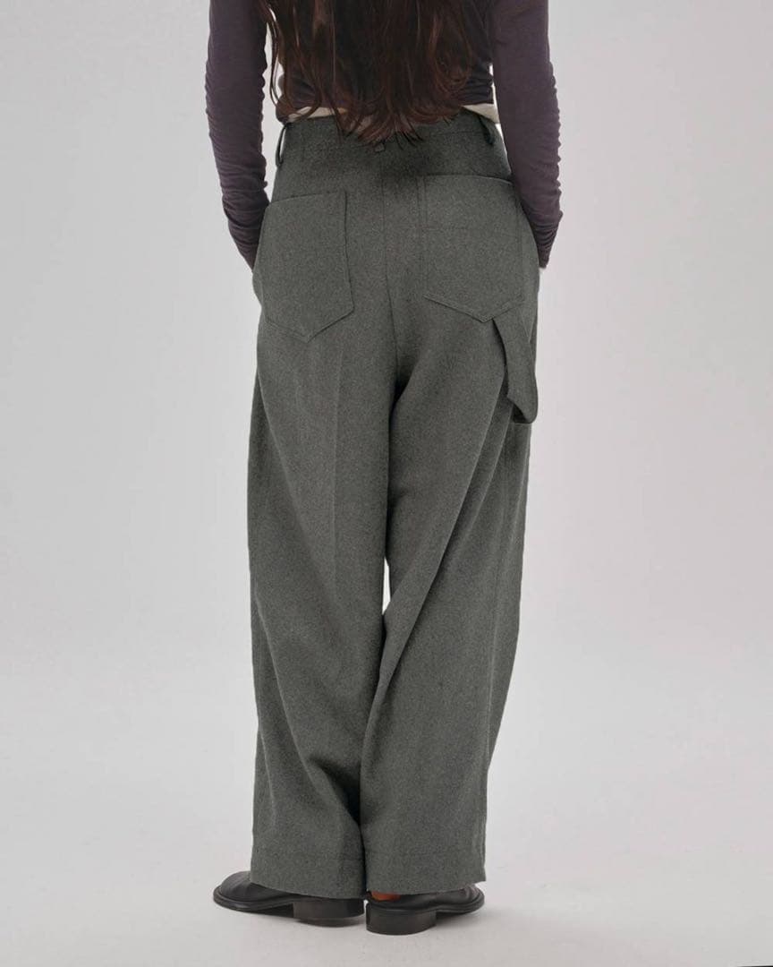 【美品】TODAYFUL Wool Painter Pants 38 gray
