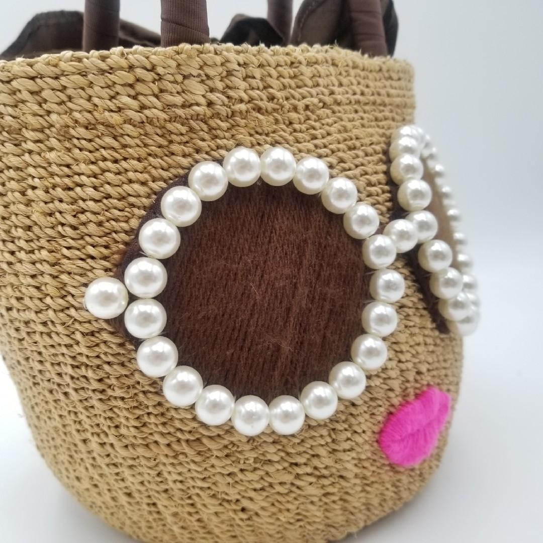 未使用級 a-jolie アジョリー カゴバッグ 籠 ハンドバッグ