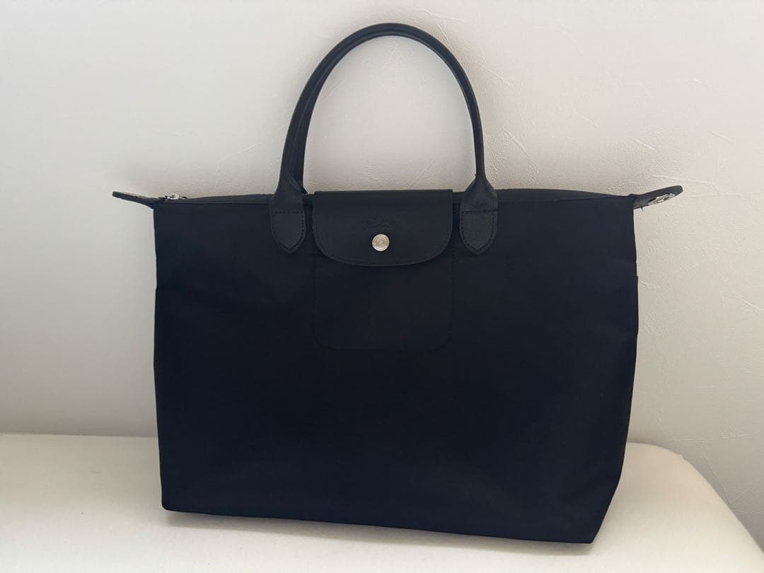 LONGCHAMP ブラック ビジネスバッグ