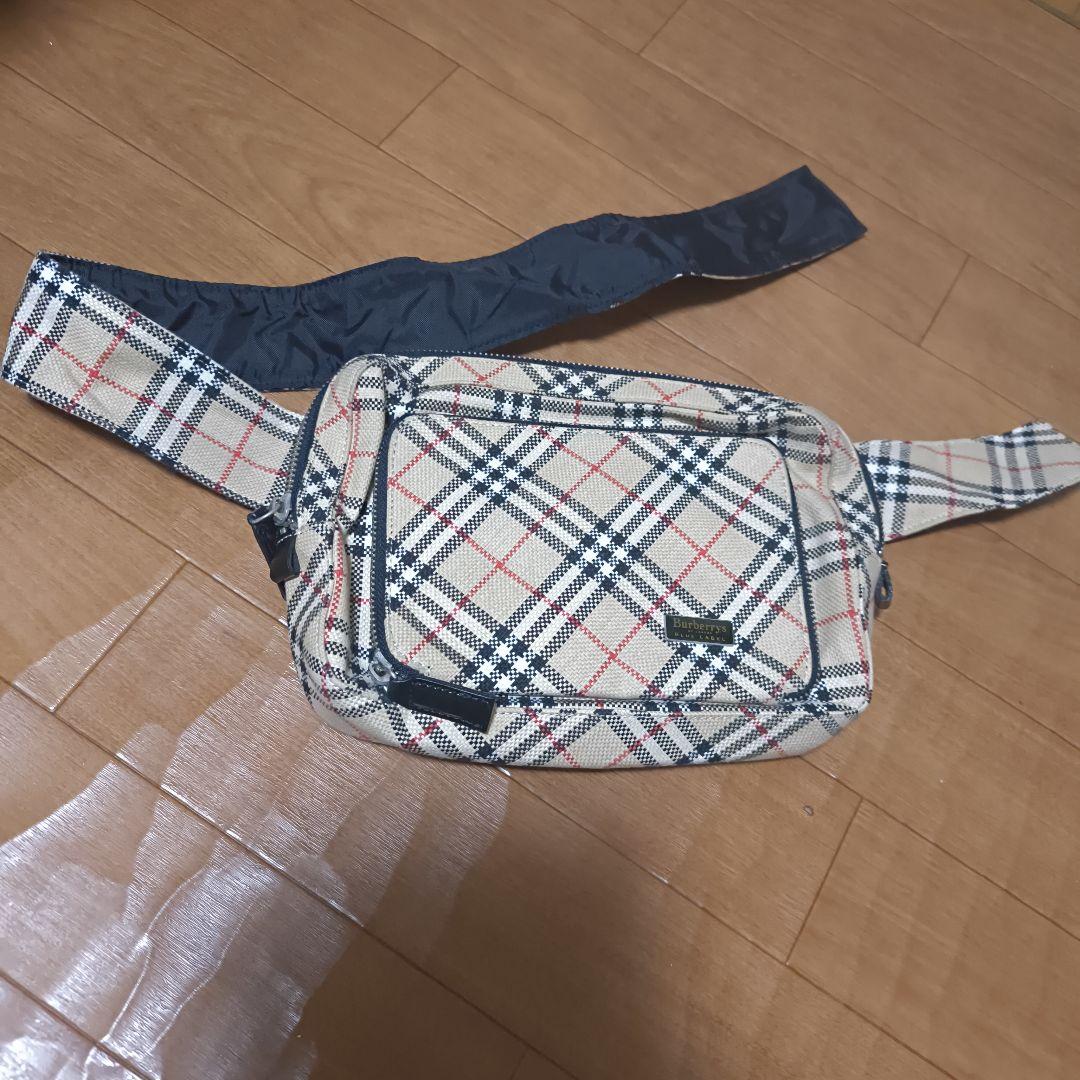 【値下】超美品☆BURBERRYバーバリーボディバッグウエストポーチ