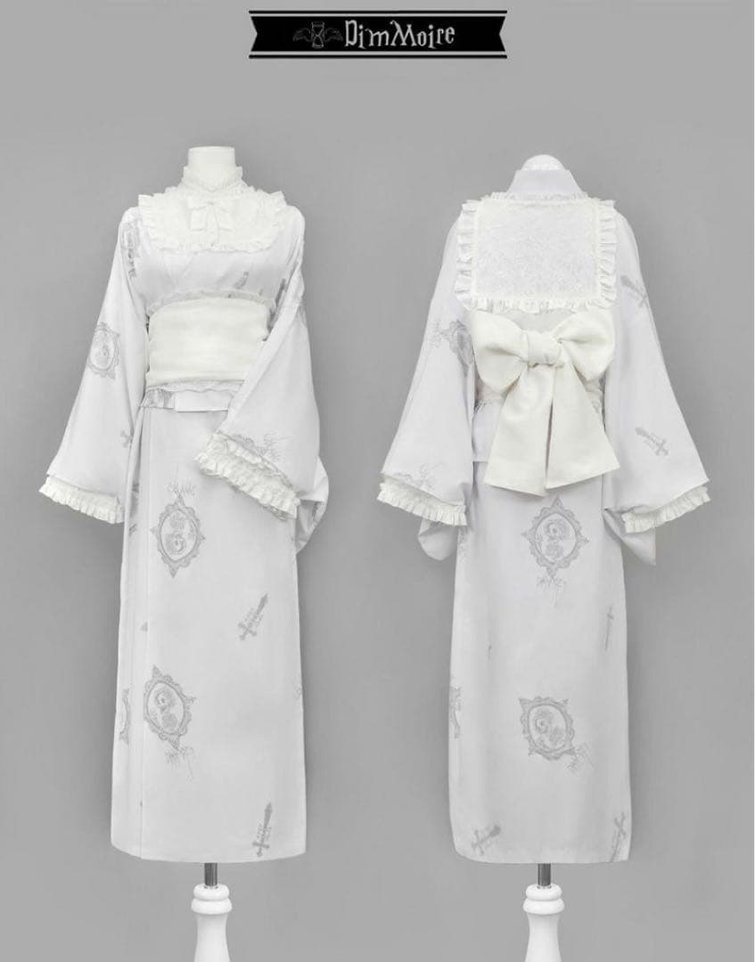 DimMoire【ディムモアール】夢骸の童話 浴衣セット/White