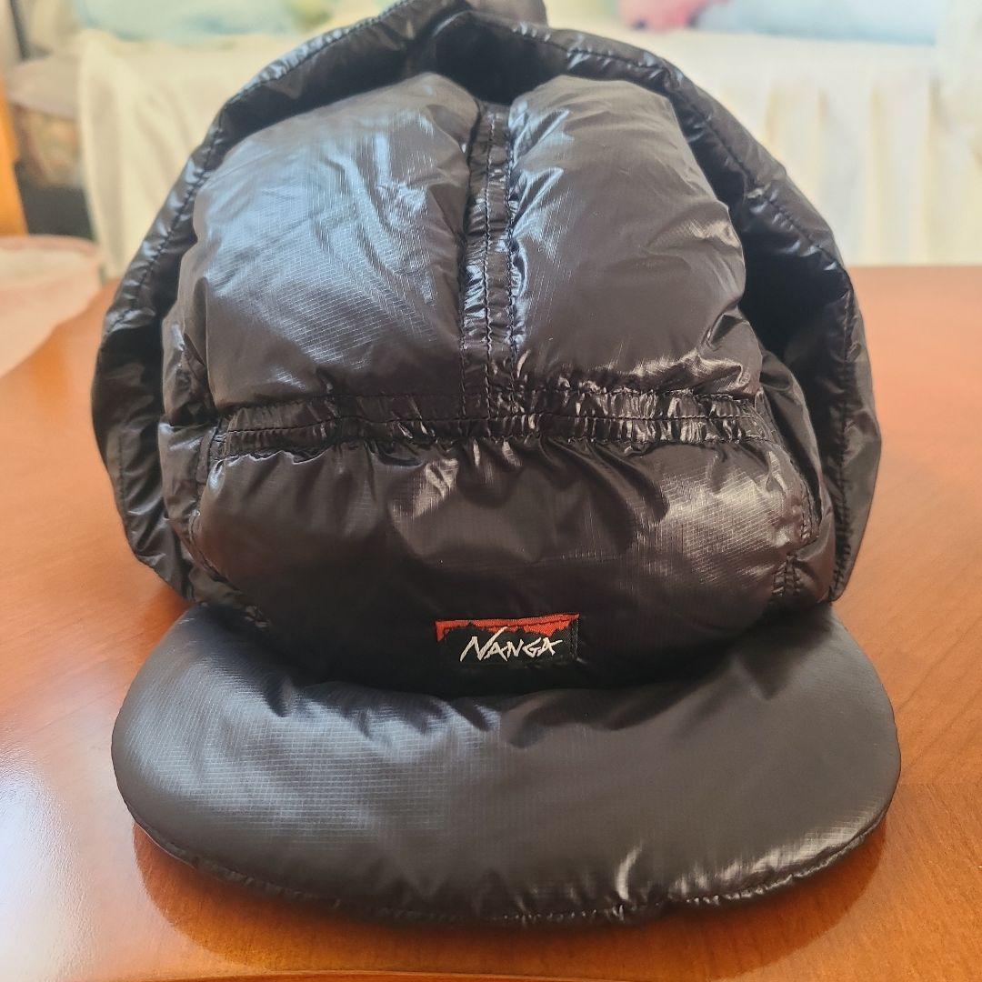 NANGA ブラックダウンキャップ