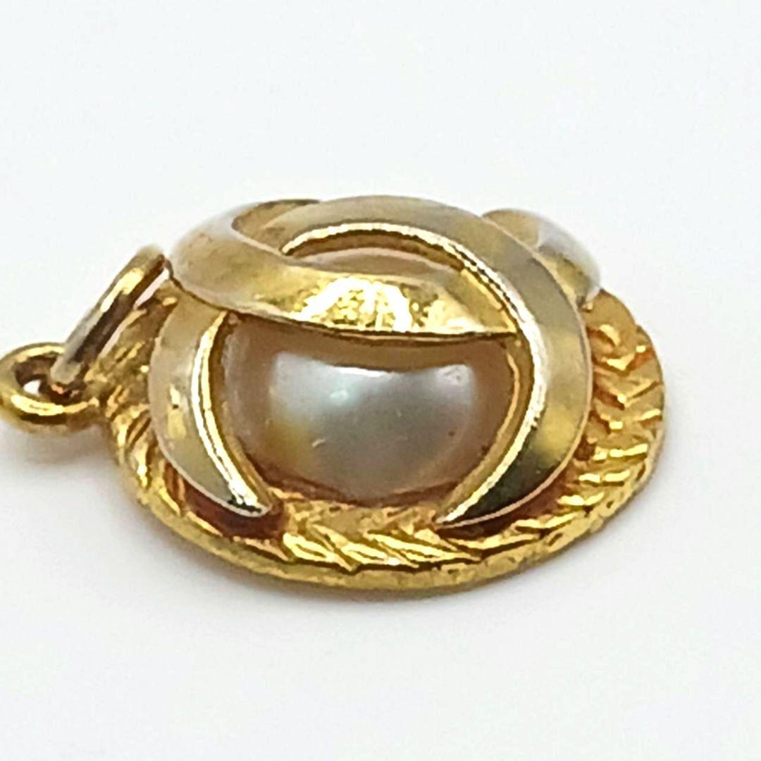 【正規品】シャネル ペンダントトップ ココマーク パール ゴールド ヴィンテージ