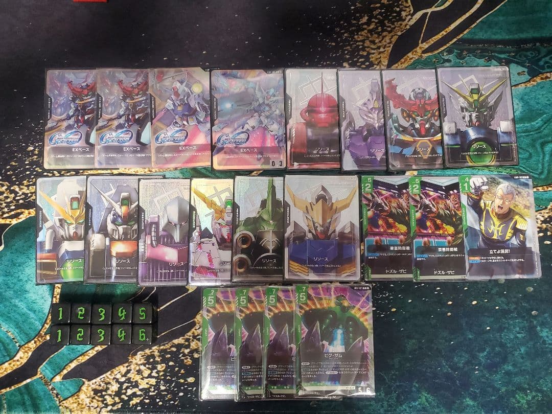ガンダムカードゲーム プレイヤー引退品 構築済みデッキ6個 他