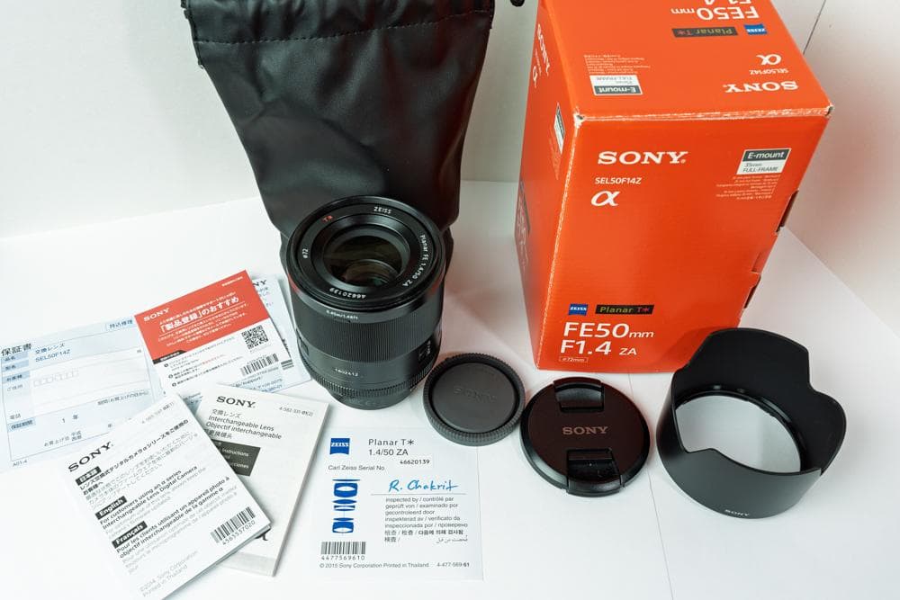 美品SONY Planar T＊FE 50mmZA F1.4 SEL50FI4Z