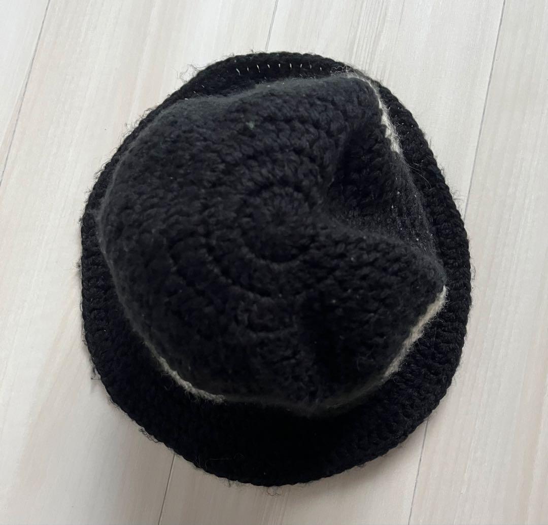 Y.A.R.N スカル ハンドメイド ニットハット ヤーン バケハ 帽子