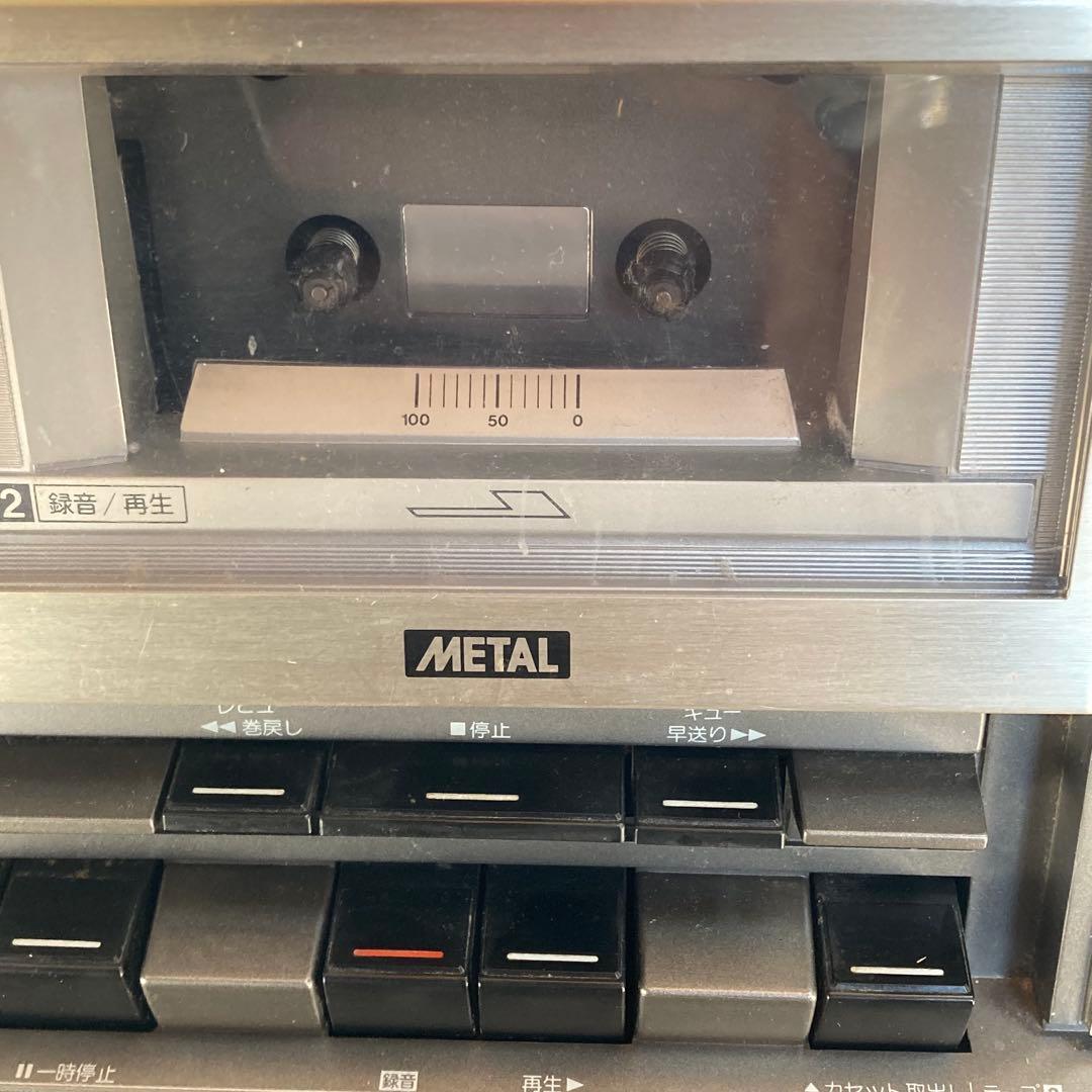 【訳あり】シャープ サーチャーW ラジカセ　GF-868