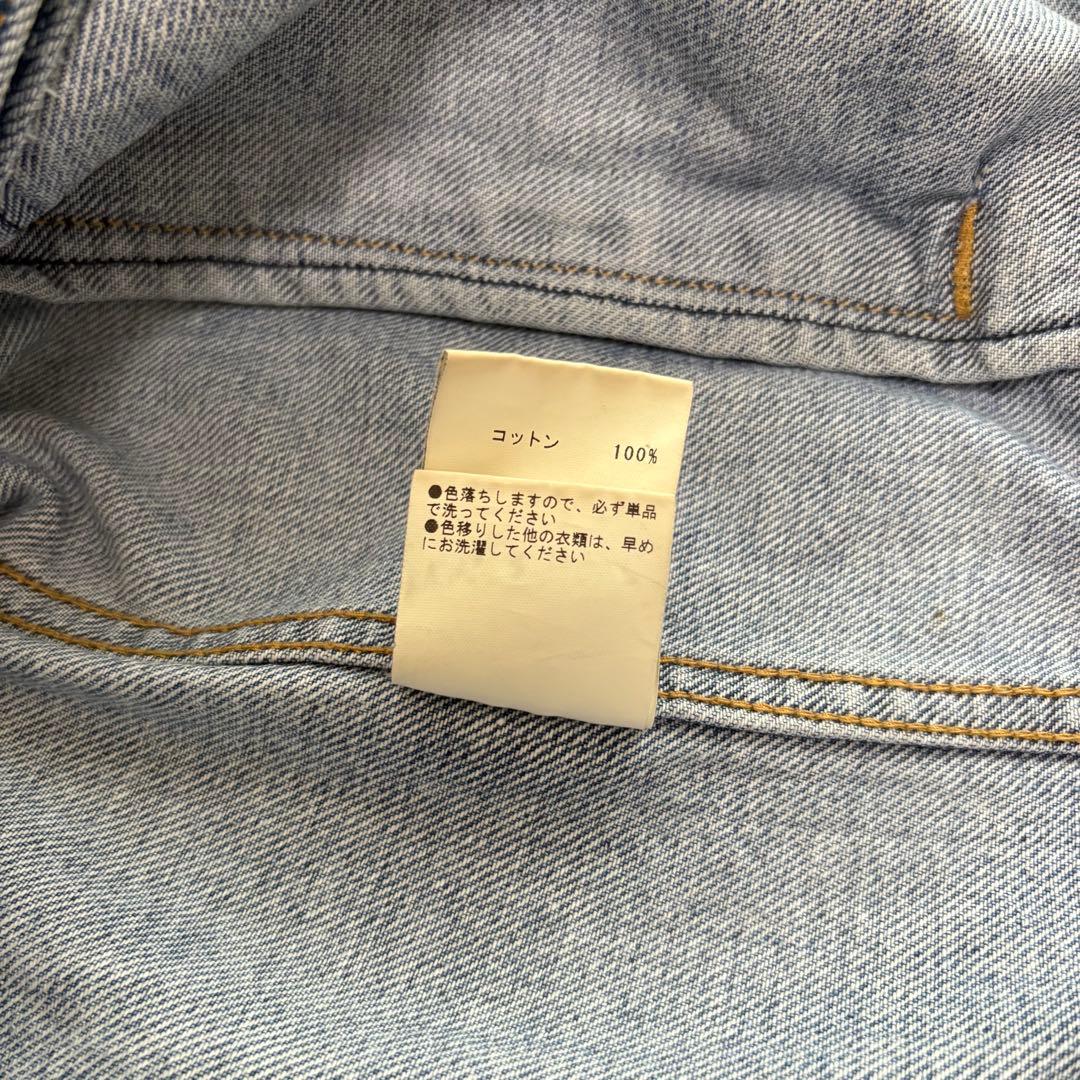 MACPHEE マカフィー ナチュラルスラブデニム オーバーサイズドジャケット