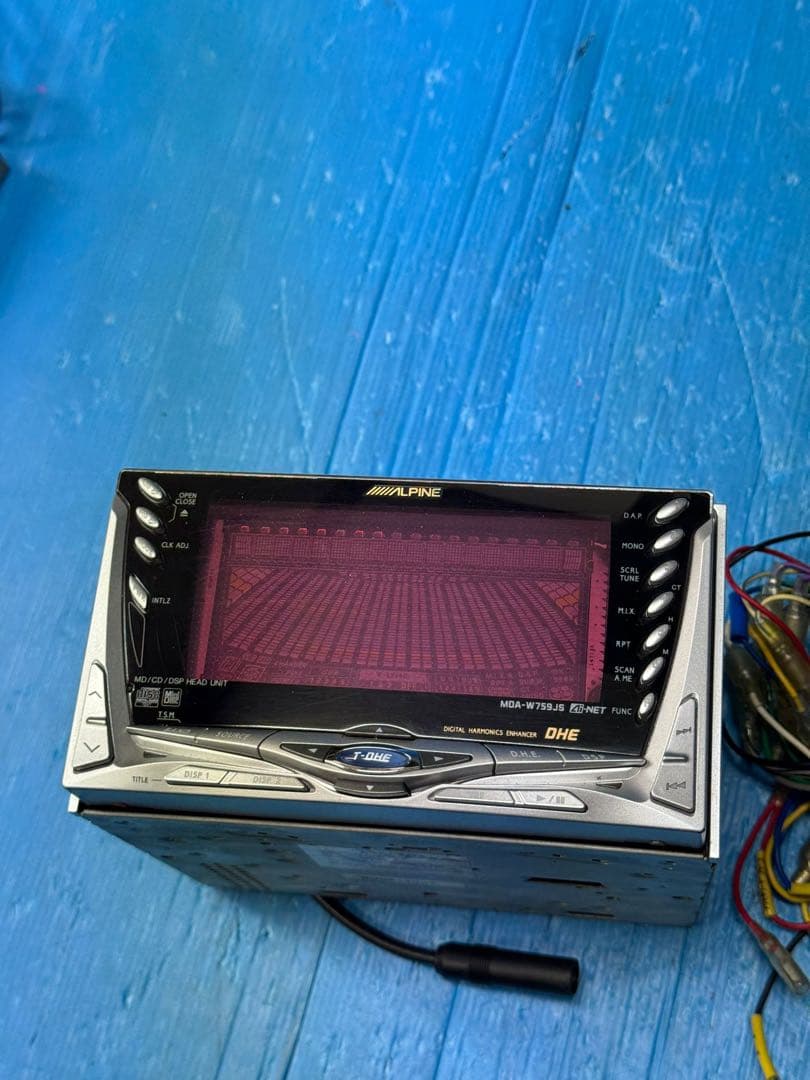 アルパイン MDA-W759JS 2DINサイズ CD・MDヘッドユニット