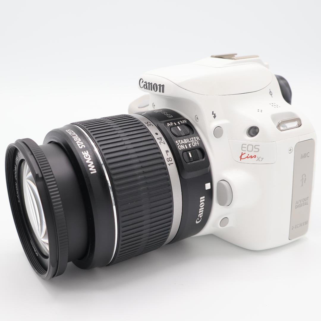 ❤️大人気カラー Canon kiss X7❤️ レンズキット スマホに転送 ♪
