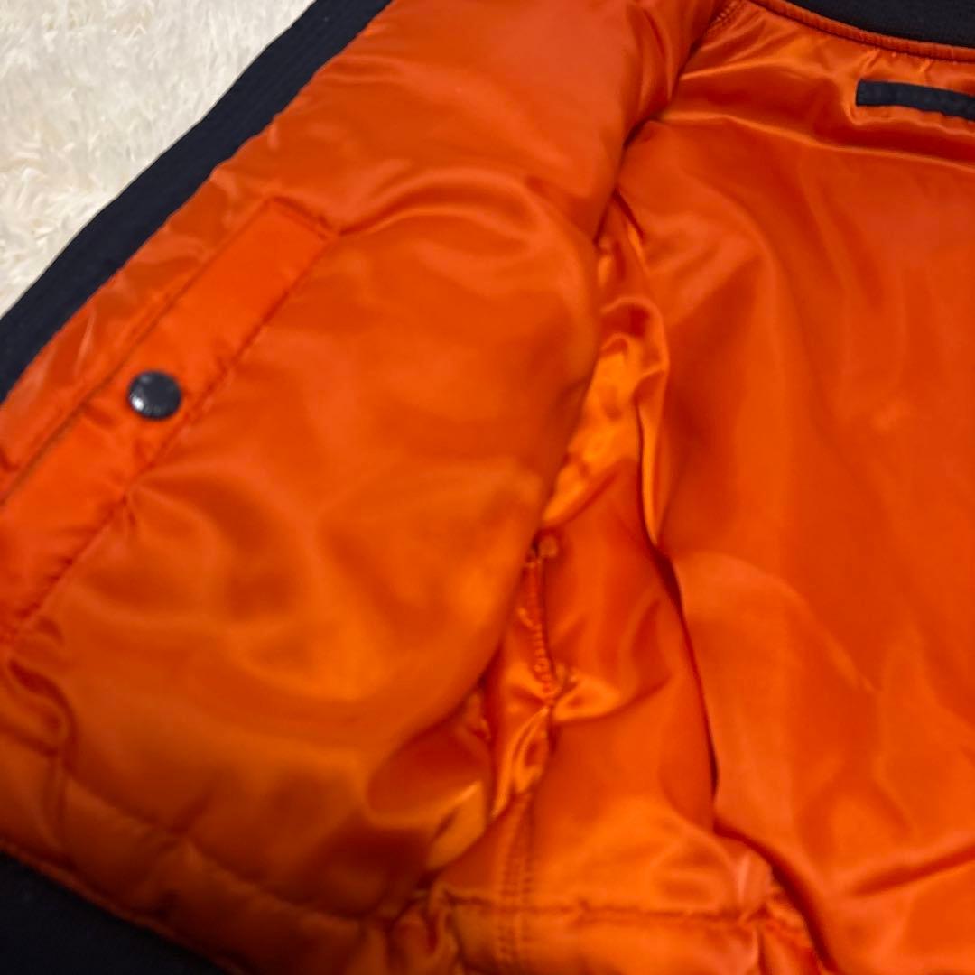 ▪️AVIREX 6252039 フライトジャケット　ブルゾン　MA-1 刺繍