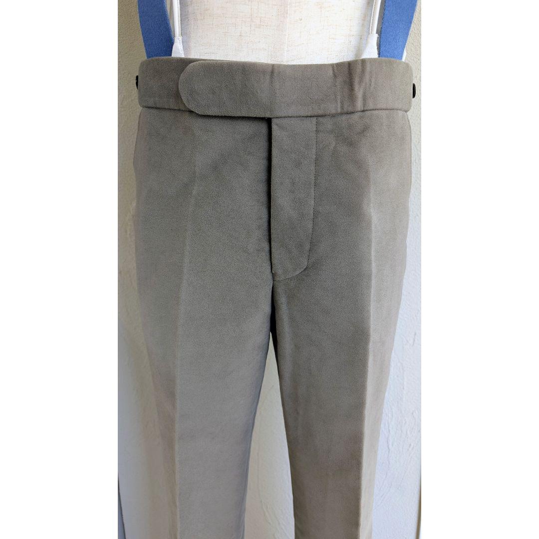 新品タグ付きCORDINGS モールスキンパンツＴＲＪ511グレーサイズW32