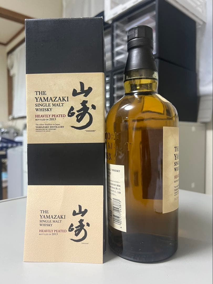 山崎 シングルモルト ヘビリーピーテッド 2013年ボトリング　未開封