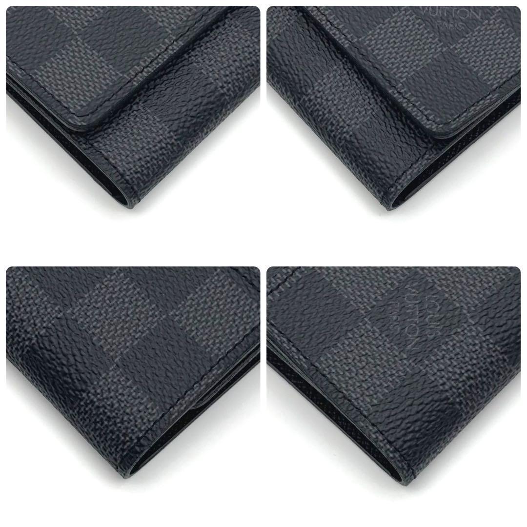 【未使用に近い】ルイヴィトン ダミエ グラフィット ミュルティクレ6 キーケース