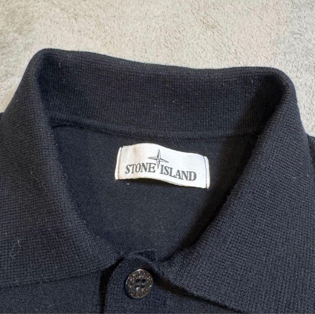 STONE  ブラック ポロシャツ