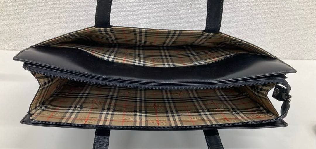 Burberry バーバリー ビジネスバッグ ブラック ベージュ ノバチェック