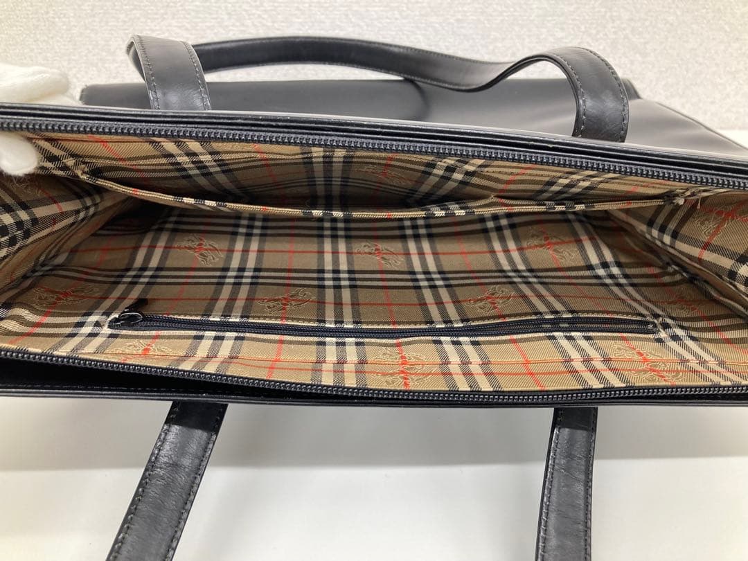 Burberry バーバリー ビジネスバッグ ブラック ベージュ ノバチェック