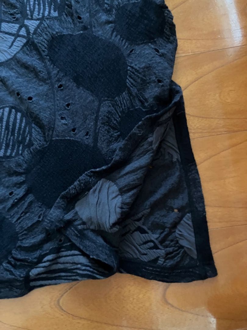 芽風　センソユニコ　抽象模様チュニック 半袖