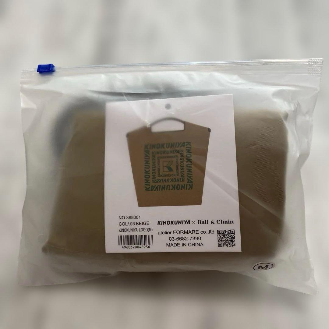 【新品未開封】 Ball＆Chain 紀ノ国屋 キノクニヤ　Ｍサイズ　ベージュ