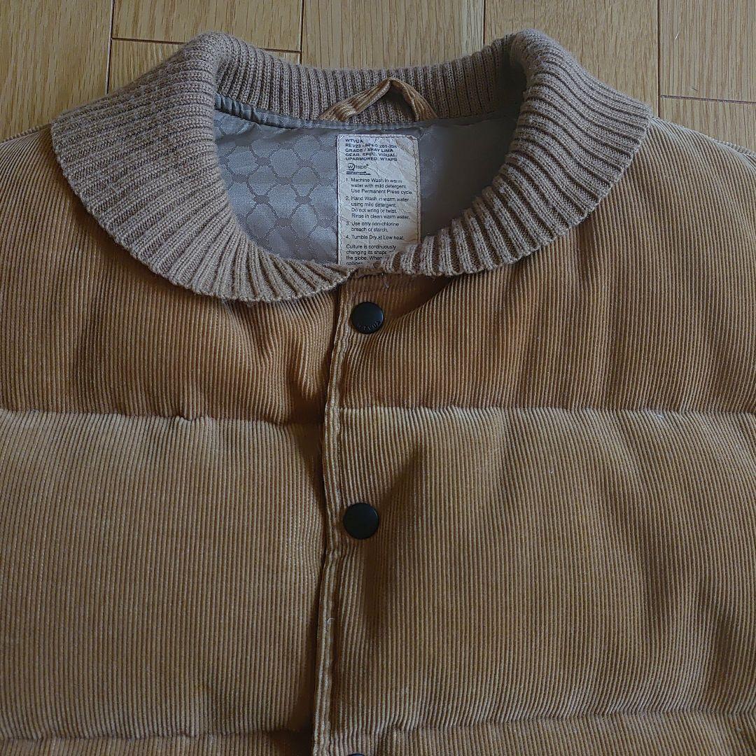 WTAPS コーデュロイ ダウンベスト ベージュ