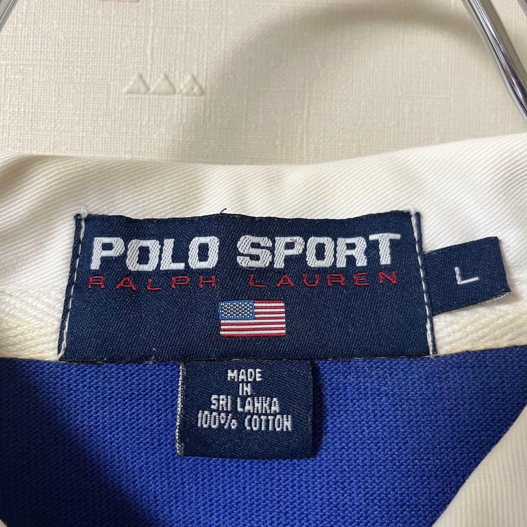 古着 90's ポロスポーツ ラルフローレン ラガーシャツ