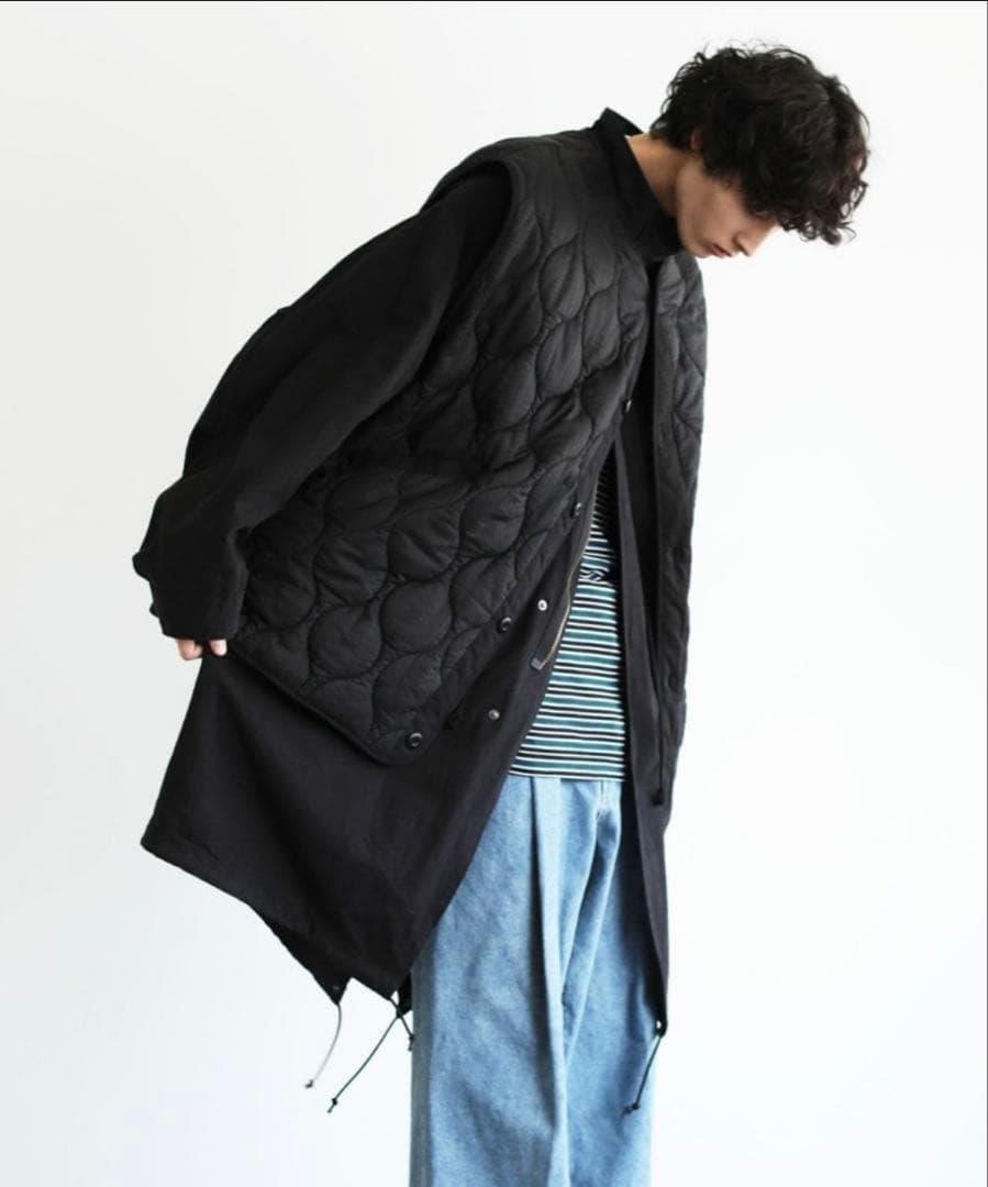 VICTIM M65 BIG COAT＆ QUILTED BIG VEST