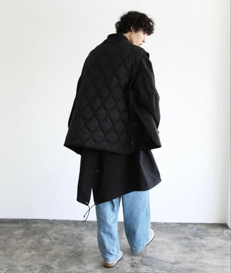 VICTIM M65 BIG COAT＆ QUILTED BIG VEST