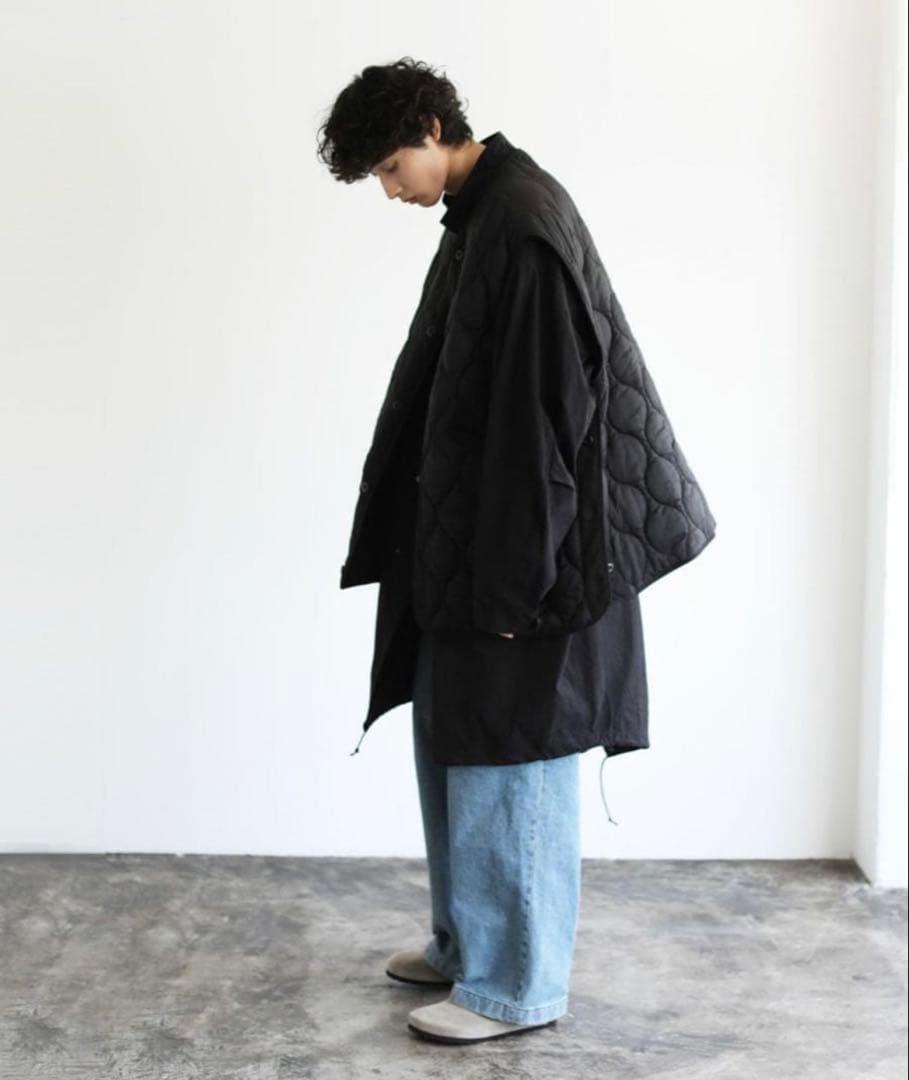 VICTIM M65 BIG COAT＆ QUILTED BIG VEST