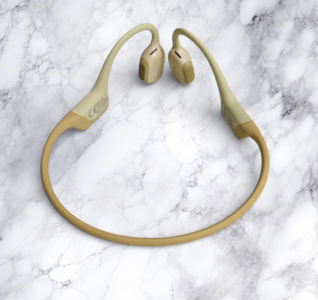 （美品）SHOKZ OpenRun Pro S810 骨伝導イヤホン ベージュ色
