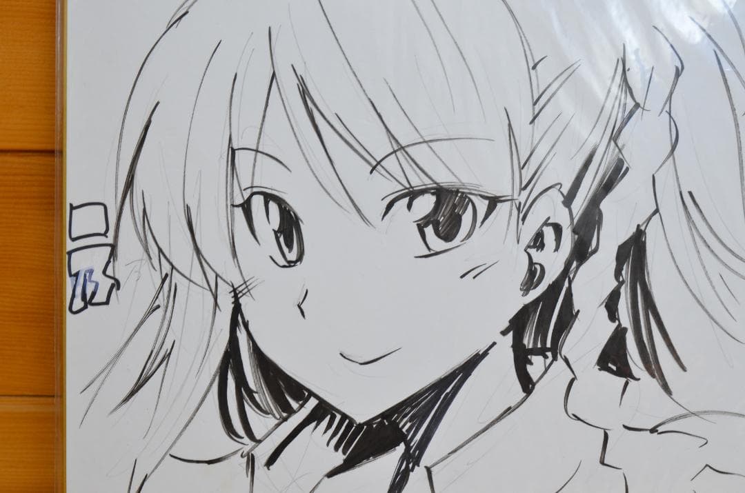 【いちごメロン】手書きイラスト（直筆）色紙 / 黒瀬浩介