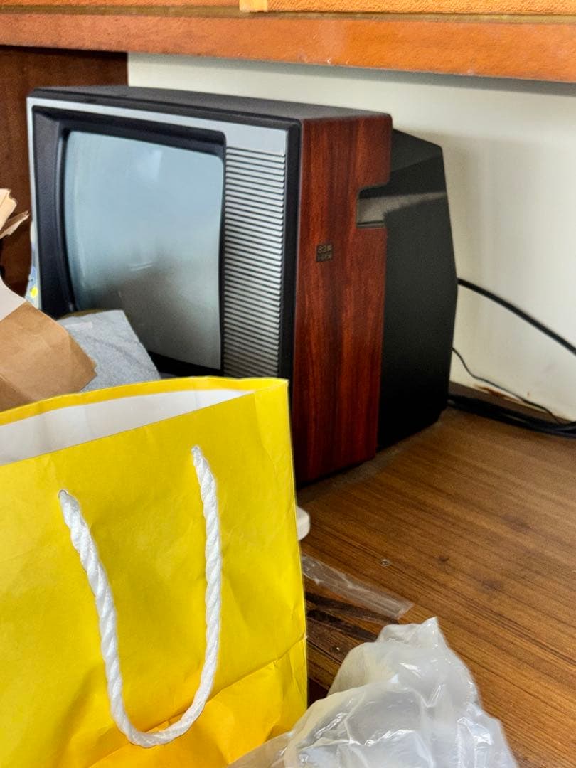 ブラウン管テレビ 昭和 レトロ 木目調 昔 懐かしい テレビ 家電