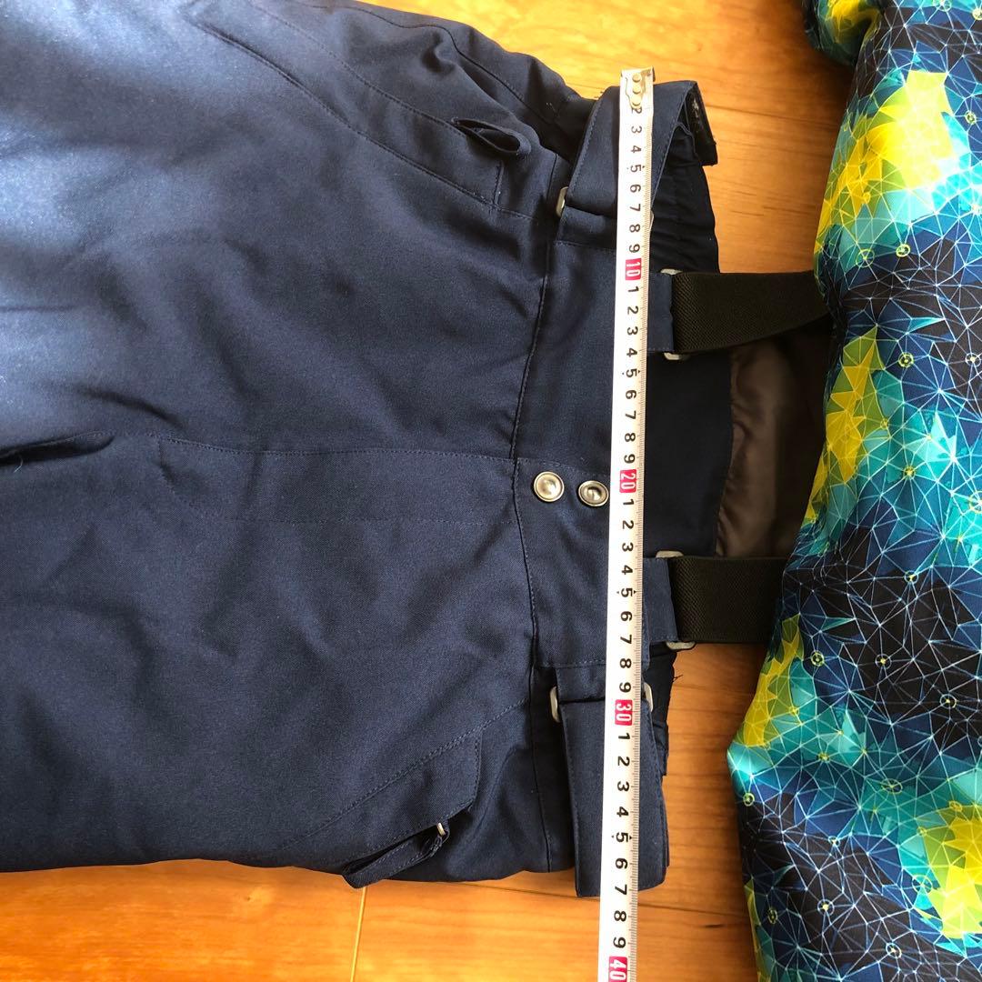 WINDEX スキーウェアセット 青黄カモフラ L