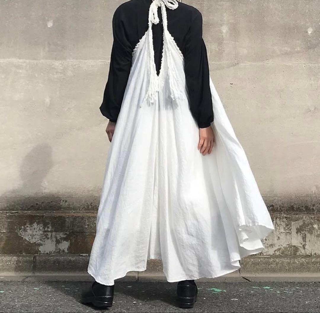 kaval カヴァル／Woven Strings Salopette ワンピース