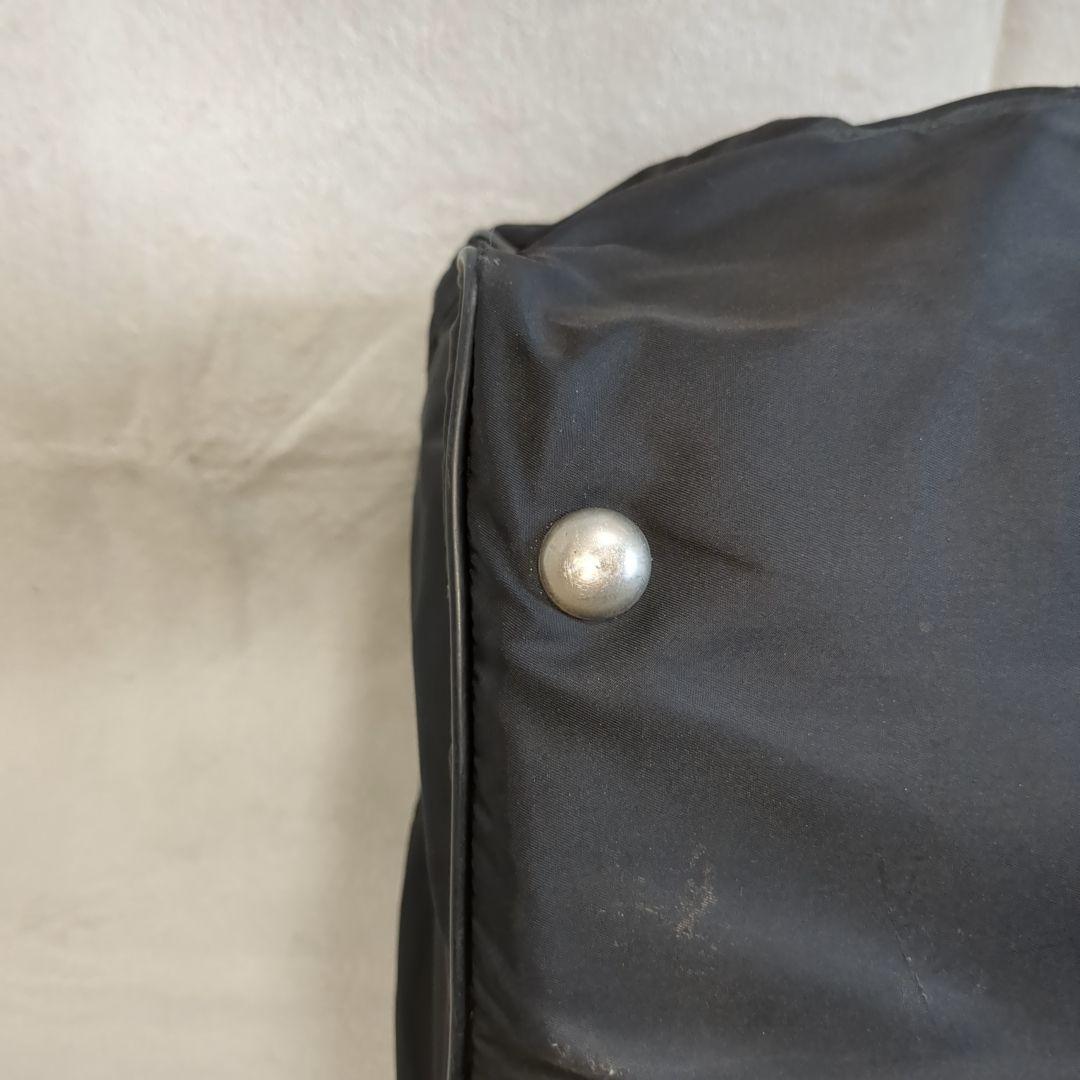 PRADA ボストンバッグ ブラック 三角ロゴ テスートナイロン 旅行バッグ