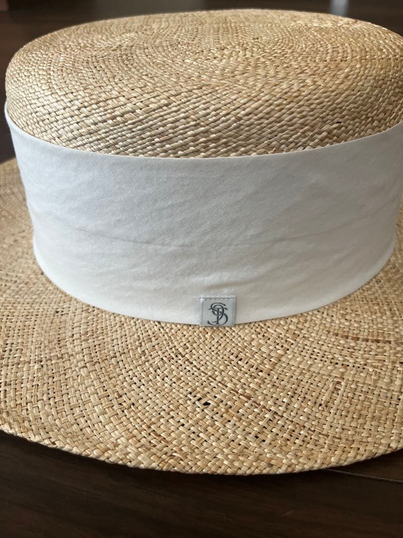 THE9SHOP KANKAN HAT 白 カンカン帽 鈴木六夏さん