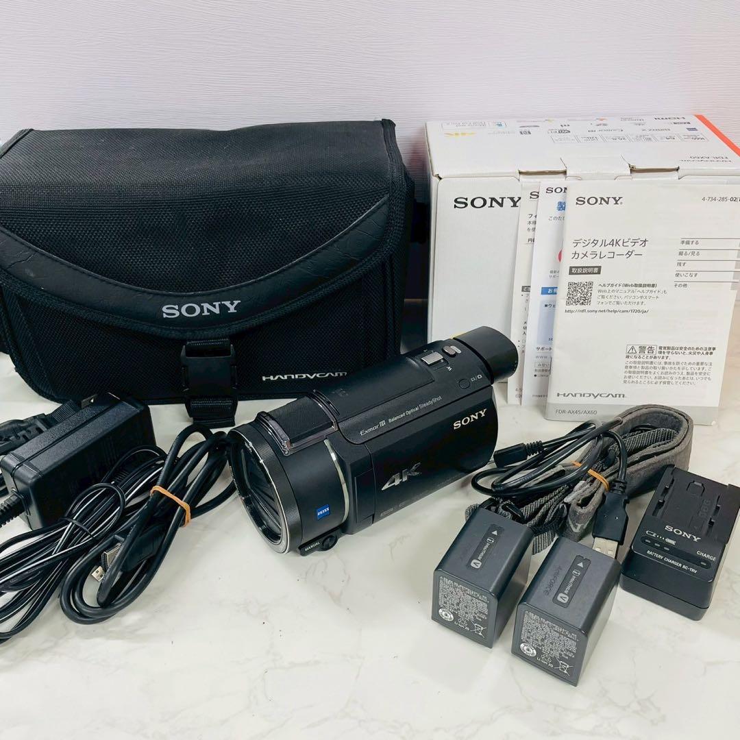 SONY FDR-AX60 2019年製 箱切り取り有 WW1542