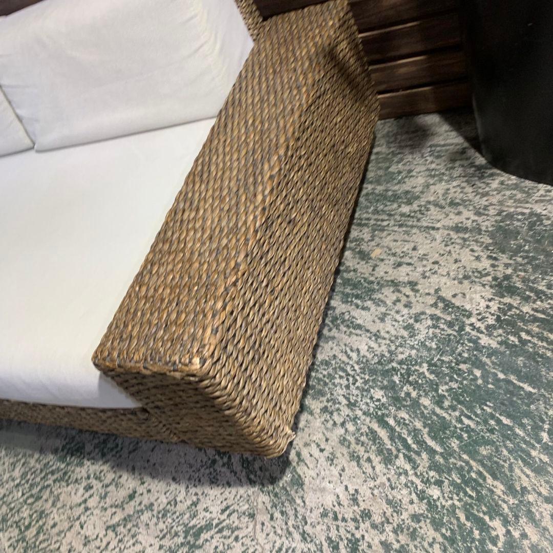 きょうこ 直接引取 H619\" アジアンソファ L型 ファブリック