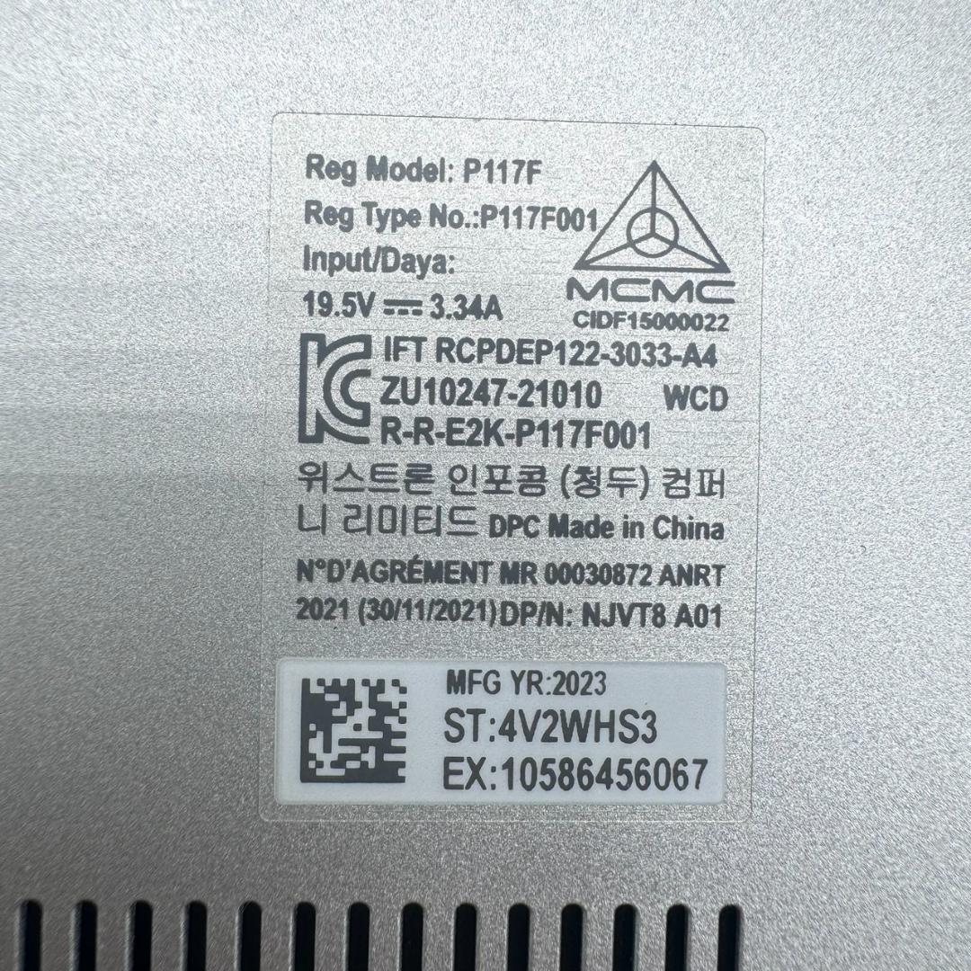 DELL inspiron 16 5620 Core i7 12世代 1TB