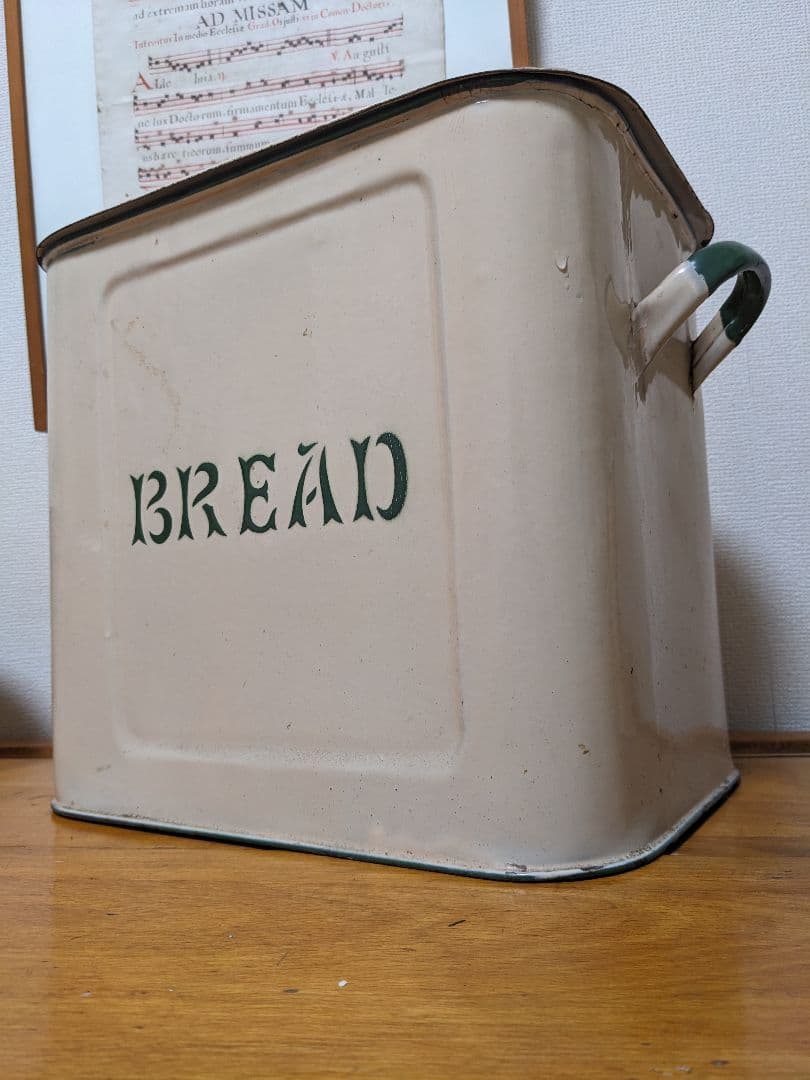 ちあさん用　 カントリー ブレット缶 BREAD ホーロー製キッチンセット